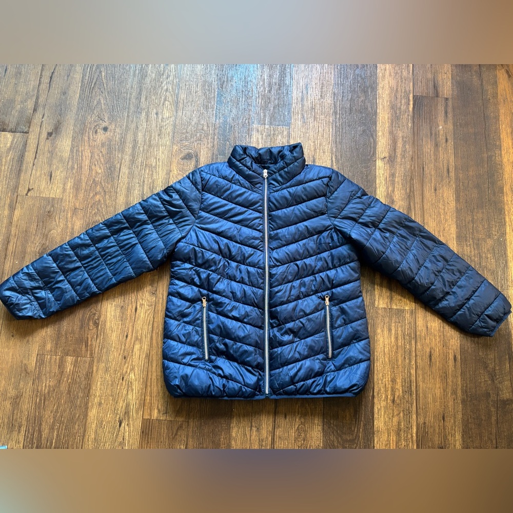 Big Chill Navy Puffer Coat